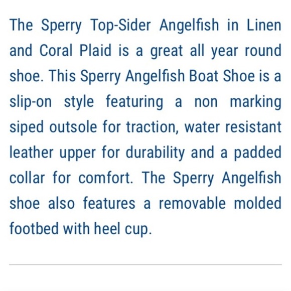 Sperry Angelfish beige and pink plaid sequin boat shoes - Picture 8 of 8